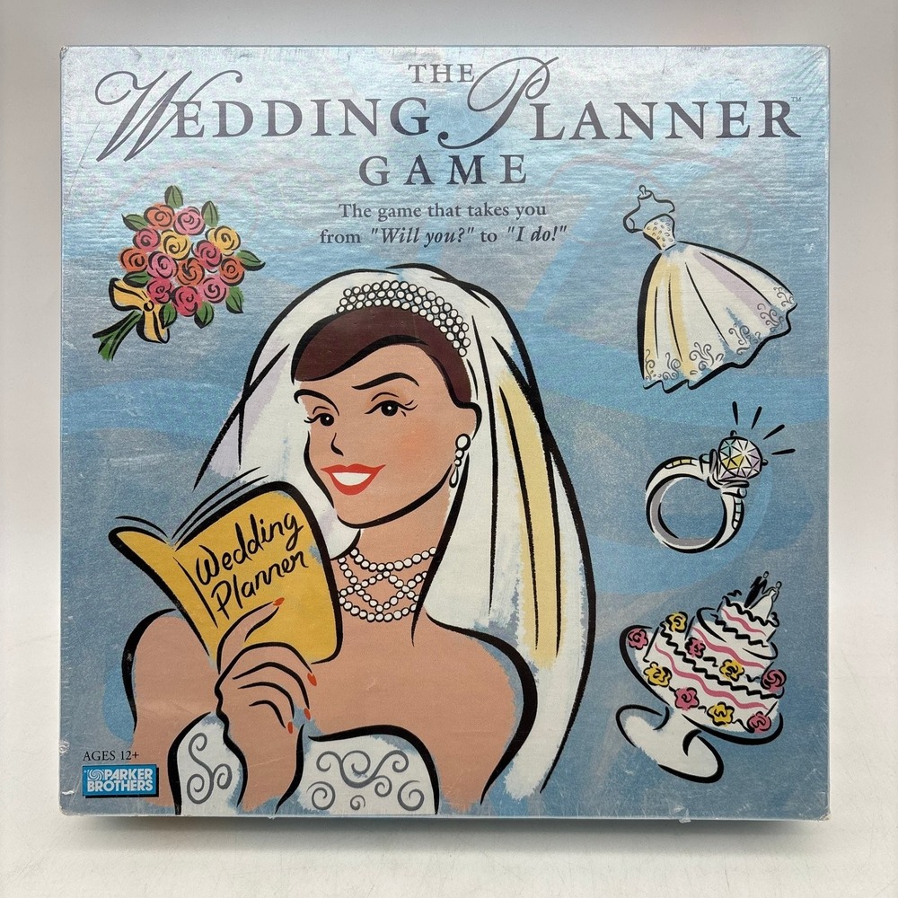 The Wedding Planner Game Board Game 2003 Parker Brothers Hasbro Retro NEW SEALED